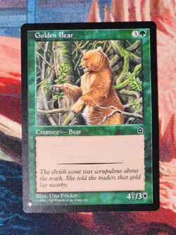Golden Bear The List Reprints Magic Gathering MTG - Image 1