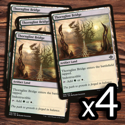 4x Thornglint Bridge - Near Mint - Modern Horizons 2 - Magic the Gathering - Image 1