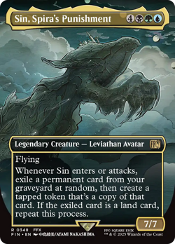 Sin, Spira's Punishment - FIN #348 | NORMAL | NM | MTG | BORDERLESS | FULL ART - Image 1
