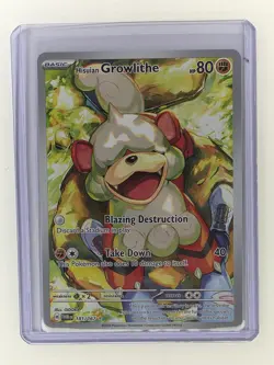 Pokemon - Hisuian Growlithe 181/167 - IR - Twilight Masquerade - Image 1