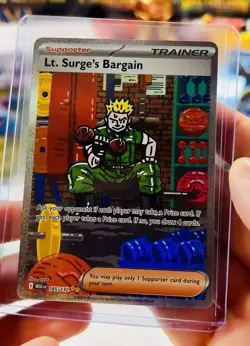 Lt. Surge's Bargain SIR Mega Evolution 185/132 Pokemon TCG - Image 1