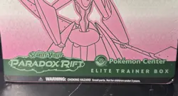 Pokemon PARADOX RIFT IRON VALIANT POKEMON CENTER ELITE TRAINER BOX ETB SEALED - Image 2