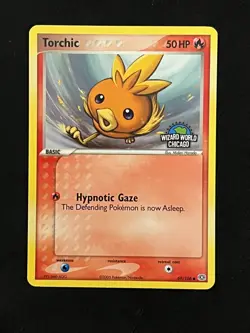 Pokemon TCG- Torchic Wizard World Chicago Rare Promo 2005 Ex Emerald #69 -NM+ - Image 1