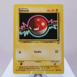 Pokemon TCG - Voltorb 98/130 Base Set 2 Common WOTC - NM/M - Image 2