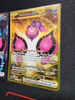 Pokemon Shrouded Fable Pecharunt Ex Hyper Rare + Ultra Rare Bundle - Image 3