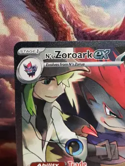 Pokemon TCG N's Zoroark EX 185/159 Journey Together Special Illustration Rare - Image 2