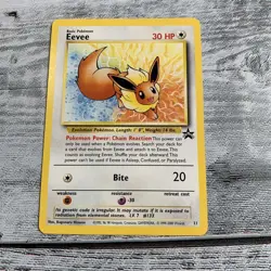 Pokemon Eevee JR PROMO Old Back Japanese Vintage Rare Unappraised - Image 1