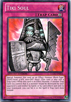 Tiki Soul GLD5-EN054 Yu-Gi-Oh! Light Play Limited Edition - Image 1