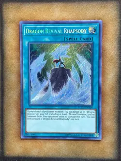 Yugioh Dragon Revival Rhapsody LCKC-EN109 Secret Rare NM - Image 1