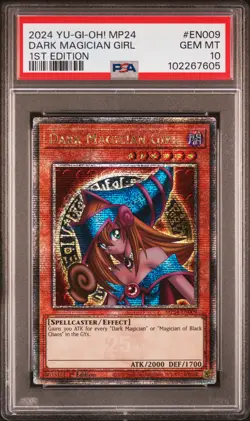 2024 YU-GI-OH! MP24-25TH ANV TIN: DUELING MIRRORS DARK MAGICIAN GIRL PSA 10 - Image 1