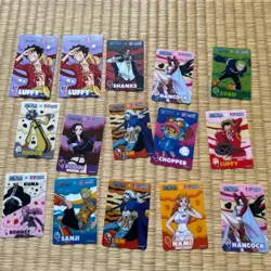 One Piece 31 Ice Cream Collaboration Card Nami Robin Hancock Zoro Baskin Robbins - Image 1