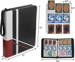 Trading Card Binder, Carrying Case Album, Kpop Photocard Holder Book, 3-Ring Bin - Image 2