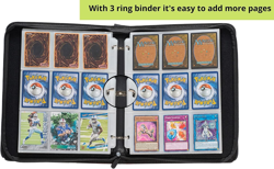 Trading Card Binder, Carrying Case Album, Kpop Photocard Holder Book, 3-Ring Bin - Image 5