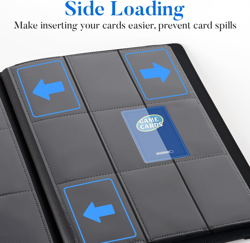 Premium 9 Pocket PU Card Binder, Sturdy Album for 540 Cards & Trading Games, Sle - Image 3