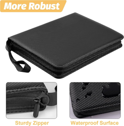 9 Pocket Card Binder, Premium Zip Trading Card Binder, 720 Double Sided Pocket P - Image 3