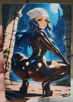 Dawn - Pokemon - Waifu - Goddess - DIY - Full Art - Glossy - Photo Art Card - Image 1