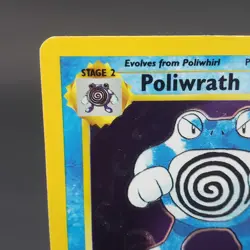 Poliwrath Base Set 13/102 Pokemon TCG Card Holo Rare WOTC Vintage 1999 - Image 2