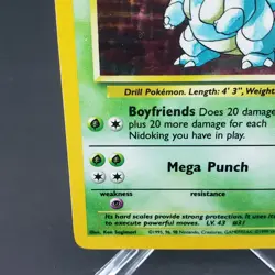 Nidoqueen Jungle 7/64 Pokemon TCG Card Holo Rare WOTC Vintage 1999 - Image 3
