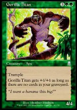 Gorilla Titan - Medium Play MTG Odyssey - Image 1