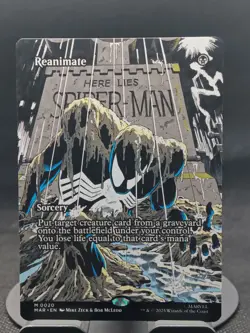 1x Reanimate, Borderless Art 0020, Spider-Man Marvel, Magic MTG NM - Image 1