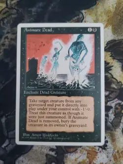 MTG Animate Dead 4th Edition LP - Image 1