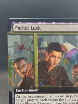 x1 Parker Luck - Extended Art R MTG Marvel's Spider-Man M/NM, English - Image 2