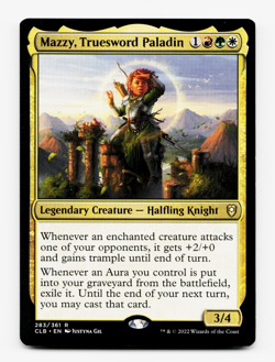 Mazzy, Truesword Paladin [Commander Legends: Battle for Baldur's Gate] MTG 🔥🌳⚪ - Image 1