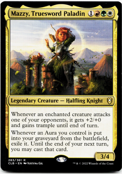 Mazzy, Truesword Paladin [Commander Legends: Battle for Baldur's Gate] MTG 🔥🌳⚪ - Image 3