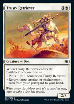 Trusty Retriever - Light Play MTG Jumpstart - Image 1