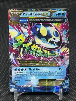 Primal Kyogre EX 55/160 (Alpha) - XY - Primal Clash Pokemon TCG LP/MP - Image 1
