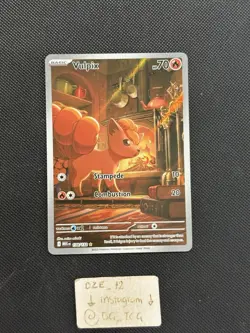 Pokemon Mega Evolutions - Vulpix - 138/132 - Illustration Art Rare - MINT - Image 1