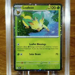 Pokemon SV Black Star Promo Leafeon 170 AGS Legendary 10 Cosmos Holo 2025 - Image 2