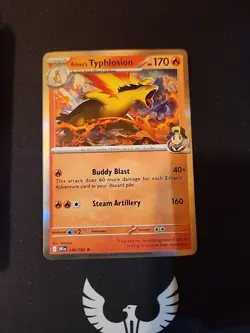 Ethan's Typhlosion Holo Rare #34 Pokemon Destined Rivals 2025 TCG - Image 1