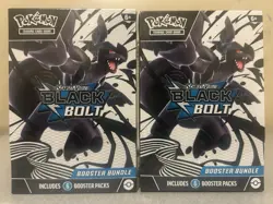 Pokemon TCG: Black Bolt Booster Bundle Set of 2 Sealed New - Image 1