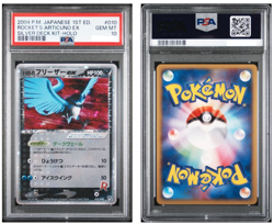 Rocket's Articuno EX Pokemon 2004 Silver Deck Kit 1st ED Japanese 010/020 PSA 10 - Image 1