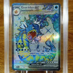 Pokemon Scarlet & Violet Base Gyarados EX 225/198 AGS Gem-MT 10 Holo Rare 2023 - Image 2
