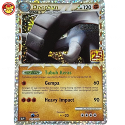 Donphan PRIME S8a-P 019/025 25th Anniversary Collection Promo Pokemon Indonesia - Image 1