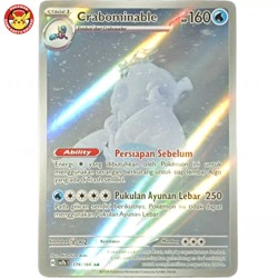 Crabominable SV7S 174/166 AR Stellar Miracle IR SCR Pokemon TCG Indonesia - Image 1