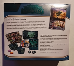 POKEMON TWILIGHT MASQUERADE ELITE TRAINER & 2 OBSIDIAN/TW MASQ COIN BLISTER PACK - Image 4