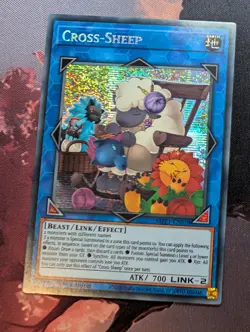 YuGiOh Cross-Sheep Secret Rare 1st Edition MP21-EN018 - Image 1