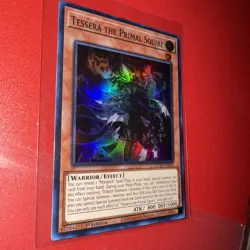 Yugioh! 3x Tessera the Primal Squire DUAD-EN018 Super Rare 1st Ed NM - Image 3