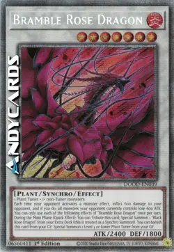 BRAMBLE ROSE DRAGON (Drago Rosa Rovo) Rara Starlight • DOOD EN039 • 1Ed • Yugioh - Image 1