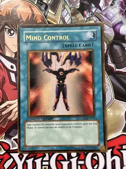 Yugioh Mind Control GLD2-EN037 Gold Rare Limited Edition NM - Image 1