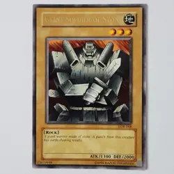 Giant Soldier of Stone - LOB-068 - NM/VLP - Rare - Unlimited - Yugioh - 1996 - Image 1