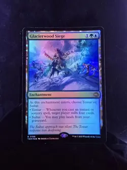 Glacierwood Siege Tarkir: Dragonstorm Foil MTG NM Magic Card - Image 1
