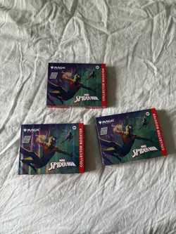 Magic The Gathering Spiderman Collector Booster BUNDLE OF 3 NEW BOXES - Image 1