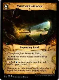 💰 Storm the Vault Rivals of Ixalan LP - Treasure Generator Flip Enchant - Image 2