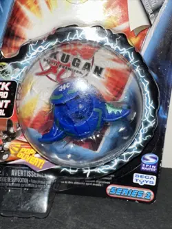 BAKUGAN Series 1 2007 BLUE BOOSTER PACK Morphing Marble & Trading Card Game NEW - Image 5