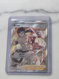 Bruno 158/163 Battle Styles NM Full Art Ultra Rare Pokemon Card - Image 1