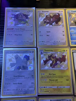 Baby Shiny Lot of 10 Holo Rare Cards Shining Fates & Hidden Fates NM Pokemon TCG - Image 3